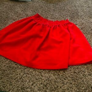 Kate spade skirt large, orange-magenta colored